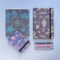 Записная книжка А6 100л. 7БЦ "Megapolis journal. Специи и пряности. Cinnamon" кл., карман, резинка