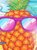 Раскраска-настроение "Вкус лета" 215*215мм, 48стр.