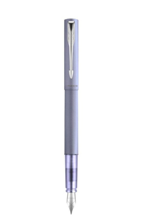 Parker Vector Перьевая ручка Vector XL Silver Blue FP F GB  подар.кор.