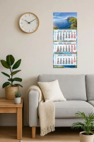 Календарь Трио  310*680мм на 2026г.  Тихая бухта