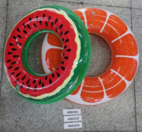 Надувной круг 55см "Фрукты", ассорти