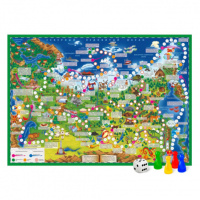 Игра с фишками. "Путешествие по России"