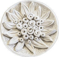 Глина для лепки  белая, 500 г