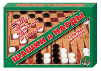 Игра 2в1 "Шашки и Нарды" 3+