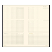 Ежедневник недат. А6  80л., мягк.обл., иск.кожа "Metropol. Красный"