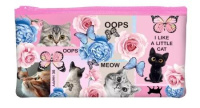 Пенал-косметичка (205*110) молния, ткань "Cat day"