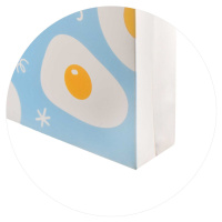 Конверт на молнии А4  Коты и яйца, 32,5*24,5*3см