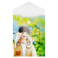 Конверт на кнопке  с рисунком А6 (158*114мм) На прогулке