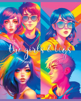 Тетрадь А5 48л кл. Hatber "Новое поколение" 5 диз.в блоке, бел.100%