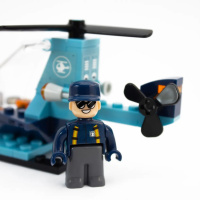 Конструктор пластм. Kids Brick's "Вертолет"