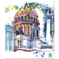 Тетрадь А5 48л  кл., "Питерские скетчи"