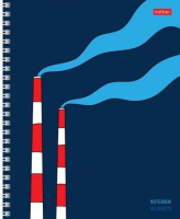 Тетрадь А5 80л кл. гребень Hatber "За окном" мат. лам.