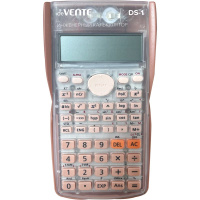 Калькулятор  10+2 разр. deVENTE научный, для ЕГЭ,ОГЭ, пудровый прозрачный