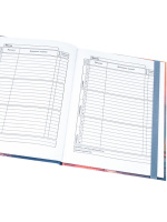 Дневник универсальн. обл. 7БЦ "Зачарованный космосом" софт-тач, резинка, 40л.