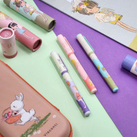 Ручка шар. BV "DreamWrite. Девочка и кролики" синяя,  0,7мм, 3 вида