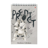 Блокнот А5  40л гребень "На спорте" клетка