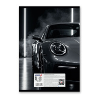 Тетрадь А4  48л кл. скоба Светоч "Магия чёрного" БЕЗ ПОЛЕЙ