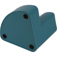 Подставка наст. "Corner" 11,5*11,5*12см , пластиковая, цвет бирюзово-серый