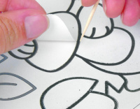 Аппликация из песка 138*16см  "Дедушка Мороз" 4+