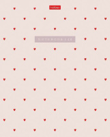 Тетрадь А5 48л кл. Hatber "LOVE IS...." тисн., 5 диз.в блоке
