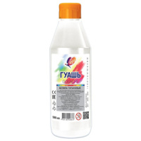 Гуашь художественная Луч 500мл белила титановые, бутылка