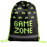 Мешок для обуви 1 отд, 360*480 светоотр."Гейм зона"