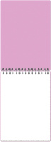 Блокнот А5 пласт.обл.  60л "Pastel Collection Pink" гребень, кл.