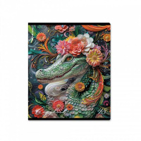Тетрадь А5 48л кл. Erich Krause "Flower Animals", выборочный УФ-лак.