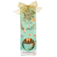 Аромадиффузор с палочками "Новый год" 40мл, аромат Sandalwood