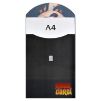 Папка д/тетрад. А4 (310*220) на липучке, пластик "Рок корги" фигурн.выруб., УФ-печать