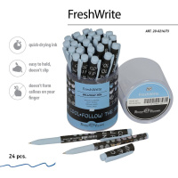 Ручка шар. BV "FreshWrite. Дамские штучки. Очки", 0.7мм, синяя