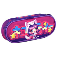 Пенал-косметичка с откид.крышкой (205*75*40) молния, микрофибра "Чиби"