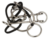 Головоломка металлическая 1 шт "Веревочный лабиринт" 6 элемент.