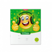 Тетрадь А5 12л кл.  "Смайлики"