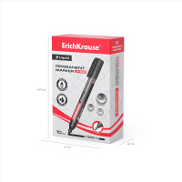 Маркер перманентный 2,25 мм пулевидный черный LP-600, с жидк.чернилами