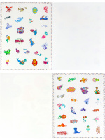 Набор наклеек многоразовых 160*230мм, 4 л. "100 наклеек. Волшебный мир" Набор наклеек многоразовых 160*230мм, 4 л. "100 наклеек. Волшебный мир"