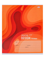 Тетрадь А5 24л лин. Проф-Пресс "Абстрактные разводы" 5 диз.в спайке