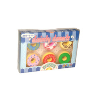 Набор ластиков  6 шт. "Пончики"