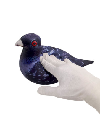 Игрушка антистресс 23см "Птица Голубь городской"