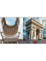 Тетрадь А5  96л кл. Проф-Пресс перевертыш "Виды архитектуры"