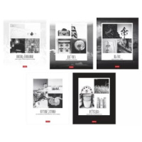 Тетрадь А5  96л кл. Hatber  пласт.обл. "Моменты путешествий" 5диз.в блоке, белизна 100%