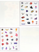 Набор наклеек многоразовых 160*230мм, 4 л. "100 наклеек. Чудесные наклейки"