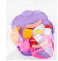 Игровой набор посуды "Кукольный завтрак"