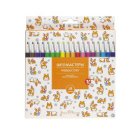 Фломастеры  18цв "BV. Happycolor"