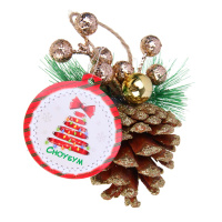 Декор новогодний 7*10см "Шишка"