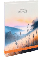 Скетчбук А5  80л., 7БЦ 100гр/м2 "Пейзажная живопись" резинка
