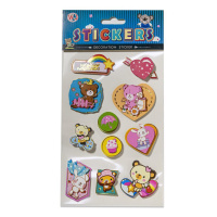 Набор наклеек объемные "Ассорти"20*13см Набор наклеек объемные "Ассорти"20*13см