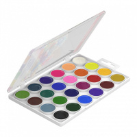 Акварельные краски 24цв. Erich Krause пласт. упак., б/к,