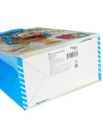 Пакет подар. бумажн. 18*23*10 см, 210гр/м2  Поход в магазин 3Dэлем.