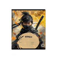 Тетрадь А5 24л кл. Erich Krause "Samurai" MIX-PACK